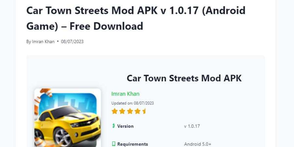  "Unleash Your Inner Racer: Exploring the Virtual Terrain with Car Town Streets Mod APK"