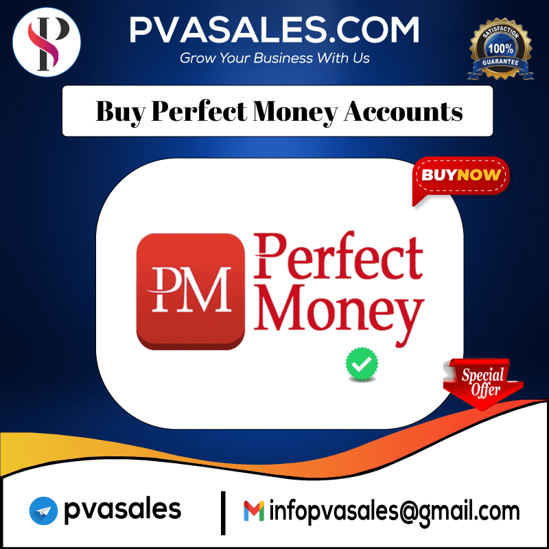 Buy Perfect Money Accounts - 100% Durable & safe Account
