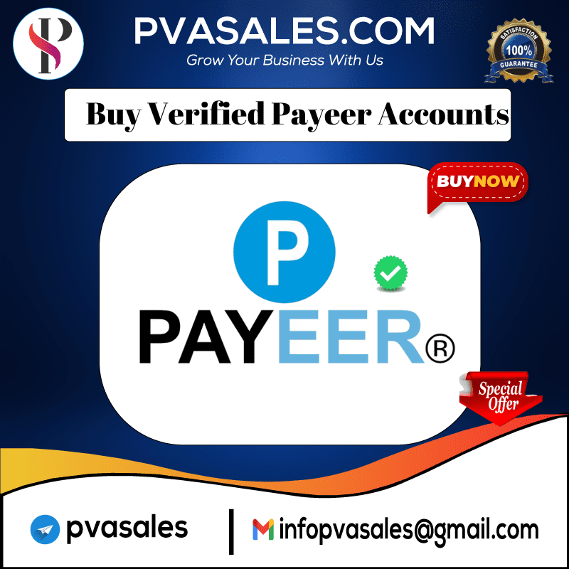 Buy Verified Payeer Accounts - 100% Durable & Safe Accounts
