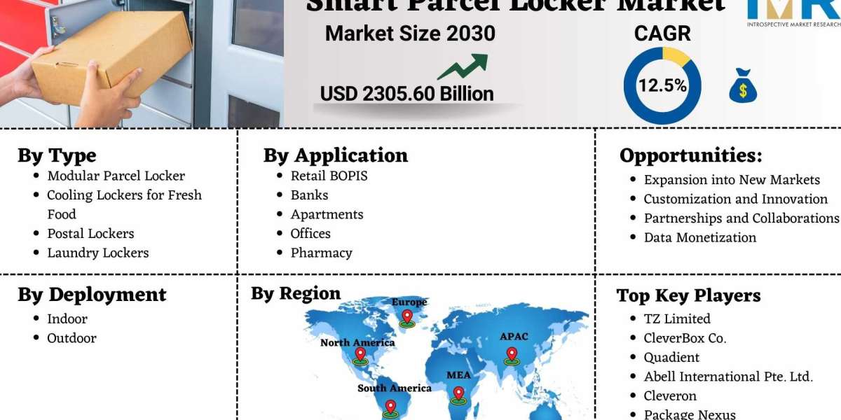 Smart Parcel Locker Market: USD 2305.60 billion by 2030 and Expected to Grow at a CAGR of 12.5%