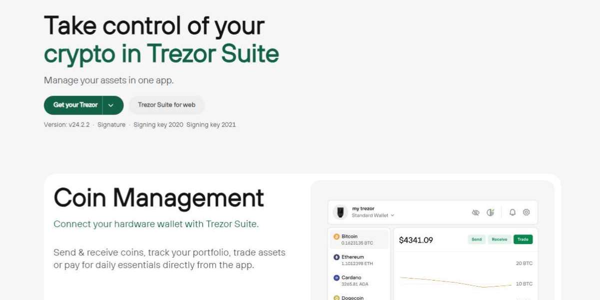 Set up your Trezor with Shamir Backup on trezor.io/start