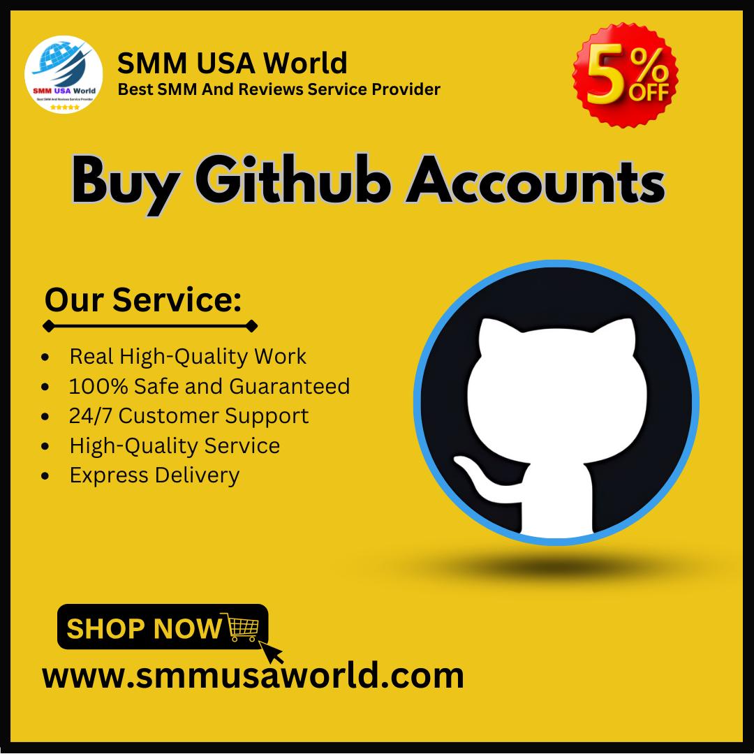 Buy Github Accounts - SMM USA World