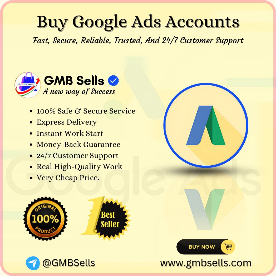 Buy Google Ads Accounts - GMBSells